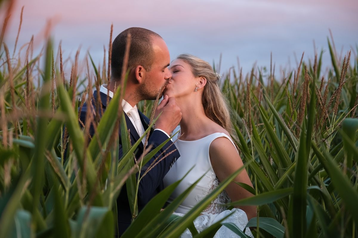 Foto gemaakt door trouwfotograaf Amanda en Giovanni in Groningen